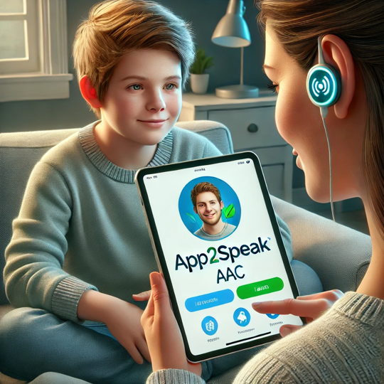 APP2Speak's tweet photo. Looking for a reliable communication aide for nonverbal individuals? APP2Speak makes communication simple and accessible. Learn more today! https://t.co/i9OOVwjRbz 

#AAC #CommunicationMatters #APP2Speak #communicationaide #nonverbal #nonverbalcommunication https://t.co/rKVAz1KiEB