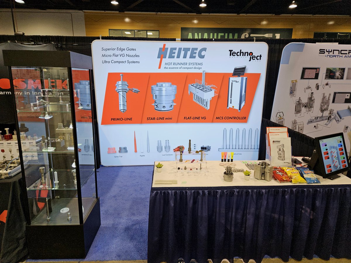 _Technoject_'s tweet photo. Visit us at our MD&amp;M booth 4465 and check out our customizable MCS Touchscreen temperature controller interface for a visual representation of the exact hot runner system in operation. The operator can quickly identify zone assignment and make necessary adjustments.
#mdmwest https://t.co/U1eMvd7Qn5