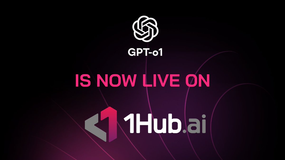 🚀 Big News: ChatGPT o1 is Now Live on 1Hub AI! 🤖

We're bringing ChatGPT o1, a cutting-edge LLM by OpenAI, to our customers! 

✅ Quick responses, minimal delay
💰 High performance at a great price
🌏 Built by <a href="/OpenAI/">OpenAI</a>  
🧠 Handles complex queries with ease

Try it now on