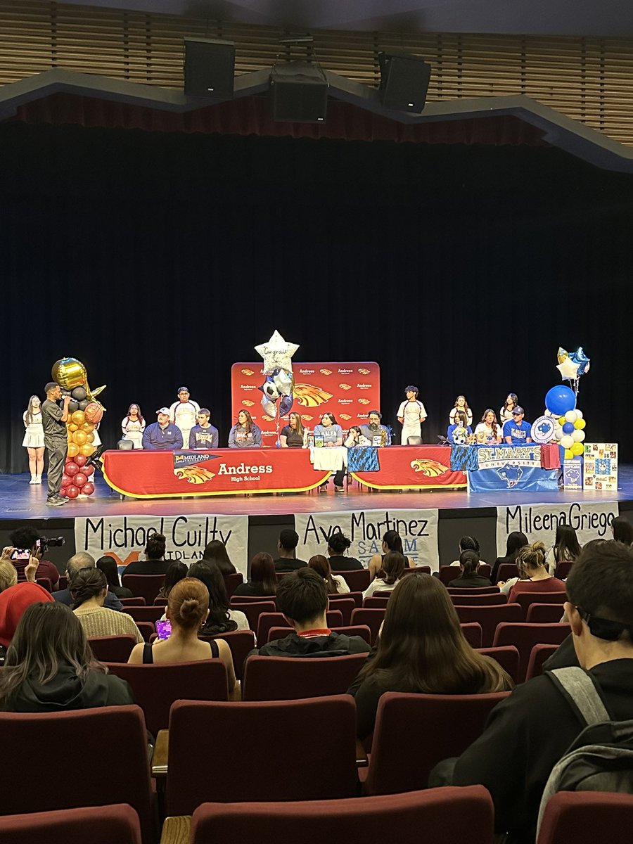 AHSGoldenEagles's tweet image. Congratulations to Mikey Cuilty, Ava Martinez, and Mileena Griego for signing their athletic letters of intent to continue their athletic careers! #NationalSigningDay