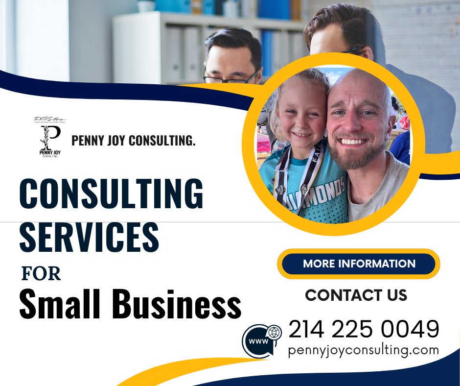 theKPSgroup's tweet photo. 🚀 Expert Consulting Services That Work!

Running a business is hard. But we make it easier! Penny Joy Consulting helps small business owners streamline operations, gain financial clarity, and boost profits.

📞 Call 214-225-0049

#ExpertConsulting #SmallBusinessGrowth https://t.co/ntEhzcUkXP