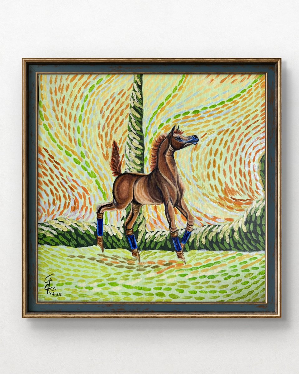 otaibi_saja's tweet photo. . an Arabian FILLY in VAN GOGHS WORLD 😍✨.
40*40 CM
مــاشــاءالله تــبــارك الله🤍🕊.
.
#رسم #فنان_تشكيلي #فن #خيل #اكسبلور #لاتنسى_ذكر_الله https://t.co/NI3To4r39T