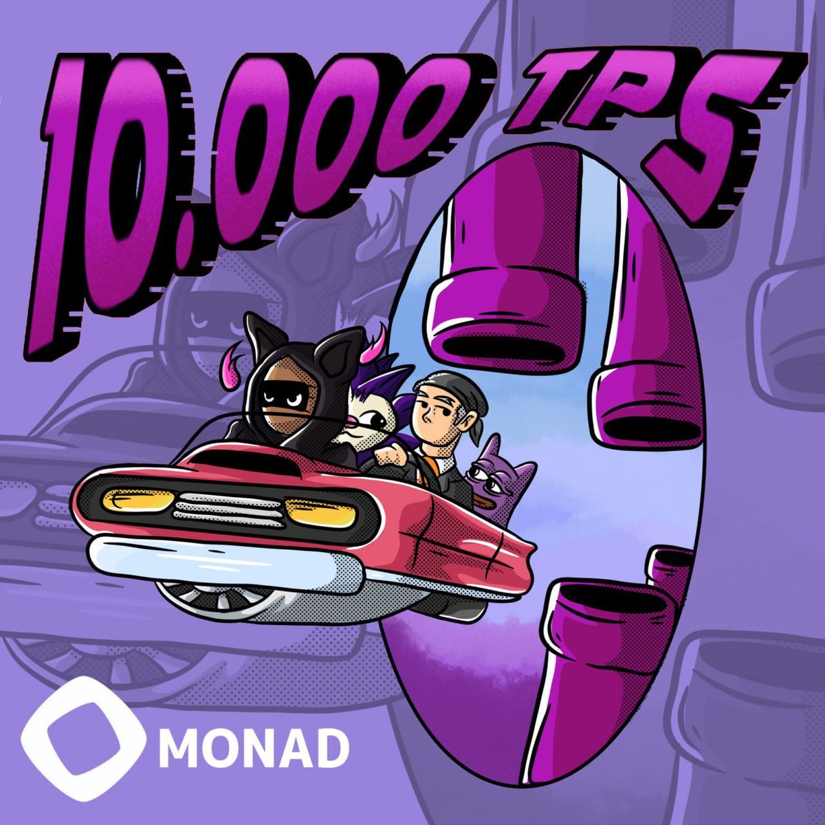 monad_eco's tweet image. Monad is an EVM Layer-1 blockchain that will have the following properties:

- 10,000+ TPS
- 1,000+ Nodes
- Nodes that cost ~$1,000 to run
- Nearly free gas fees
- 1 second block times 

This is the endstate of the EVM. This is Monad.
