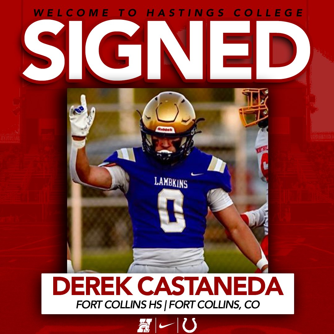 ❗️SIGNED❗️
📍Fort Collins➡️📍Hastings
Welcome to Hastings College Derek! It's A Great Day To Be A Bronco!
#GDTBAB