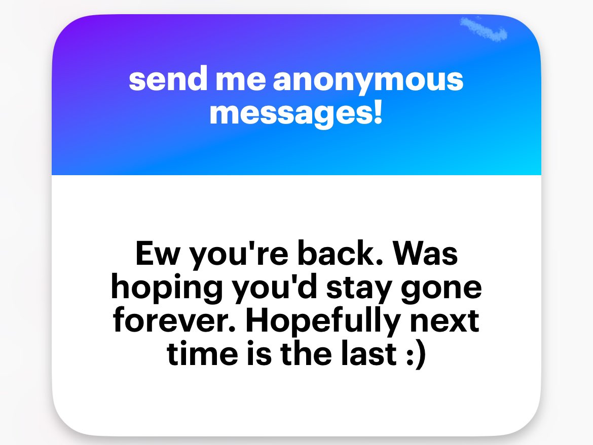 block it and move on, no one gaf about you lmaoo. - 🎞️