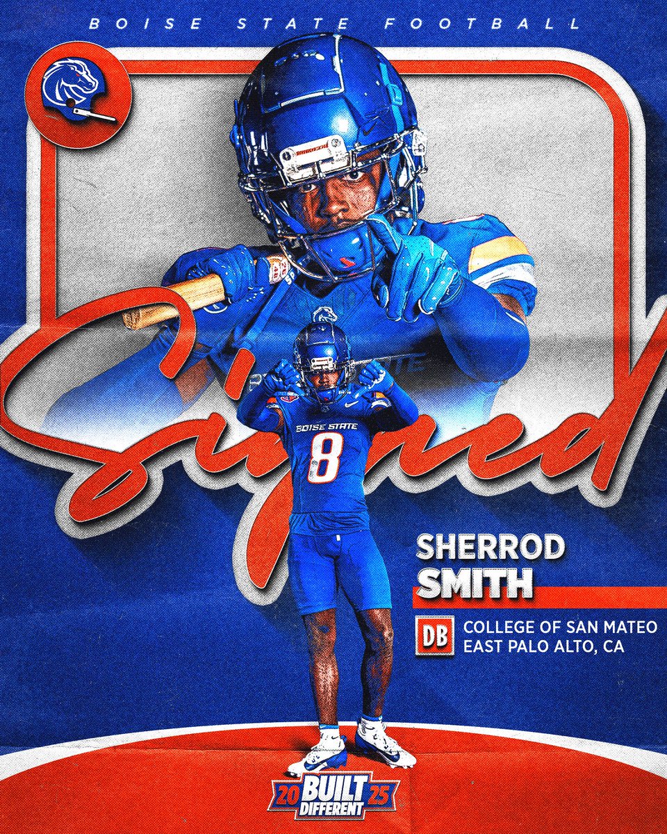 BroncoSportsFB's tweet photo. Welcome to 𝗧𝗛𝗘 𝗕𝗟𝗨𝗘

✍️ Sherrod Smith  

#BleedBlue | #BuiltDifferent https://t.co/n8ZwmgpHB2