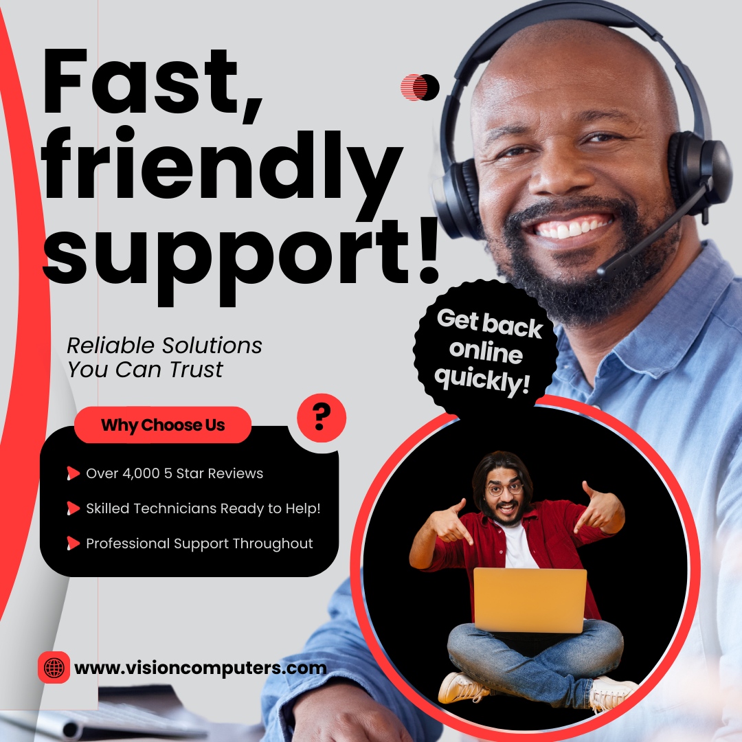 Vision_Comp_Inc's tweet image. Slow computer? Security concerns?
Vision Computers' Managed Services offer affordable peace of mind! Keep your system updated & running smoothly!
Affordable, reliable and a click away: visioncomputers.com/managed-service
#VisionComputer #TechSuperstore #ComputerDeals #PCMasterRace ...