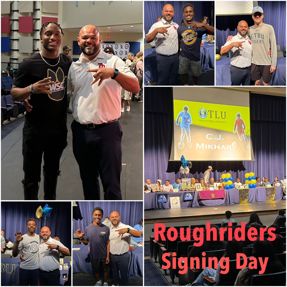National Signing Day and we had several Roughrider athletes signing today to continue their academic and athletic careers at the next level! We had our  softball, soccer and football programs represented on stage this morning! We are so proud of you all!

It’s definitely a great