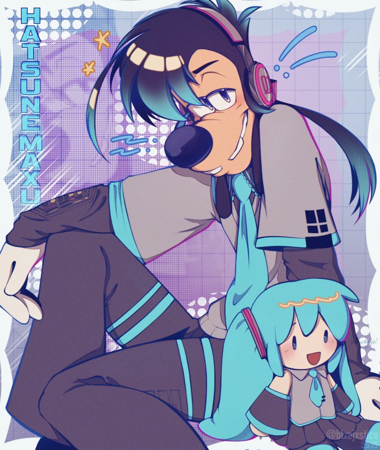 BlxeJxstice's tweet photo. HATSUNE MAXU !!!
maxudayo 🗣️🔥 (sorry about the horrible quality, I couldn’t send it through discord properly)
#AnExtremelyGoofyMovie #MaxGoof #maxgooffanart #HatsuneMiku https://t.co/Rgb7FM4APa