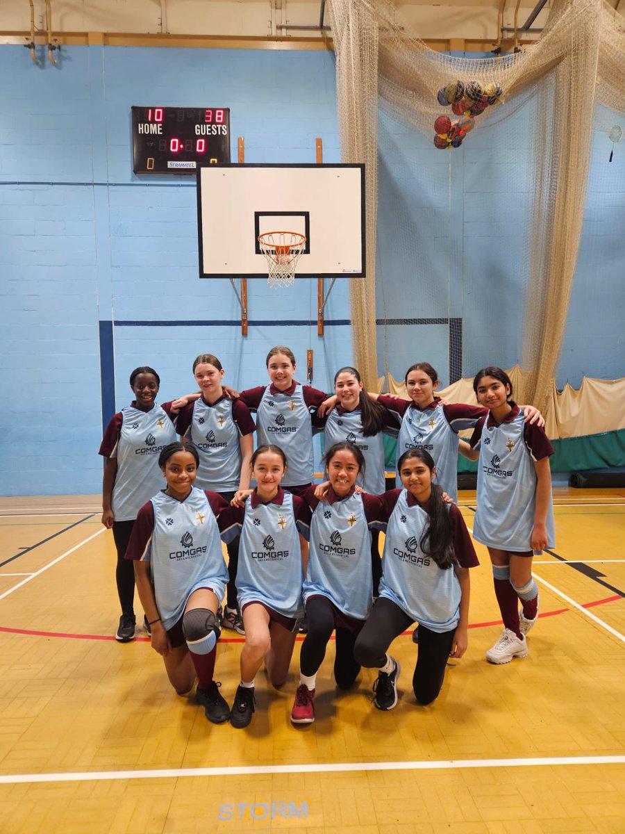 Congratulations to our U14 girls basketball team who continued their fantastic season with an impressive 38-10 victory this evening! Chidinma with the POM award 👏 🏀