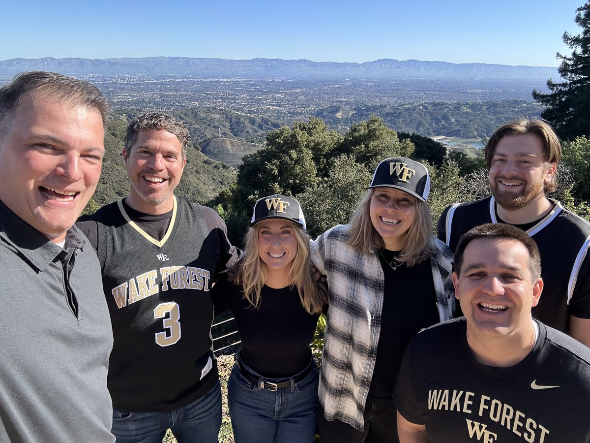 Go Deacs! 🖤💛 #SiliconValley #wakeforest #nc