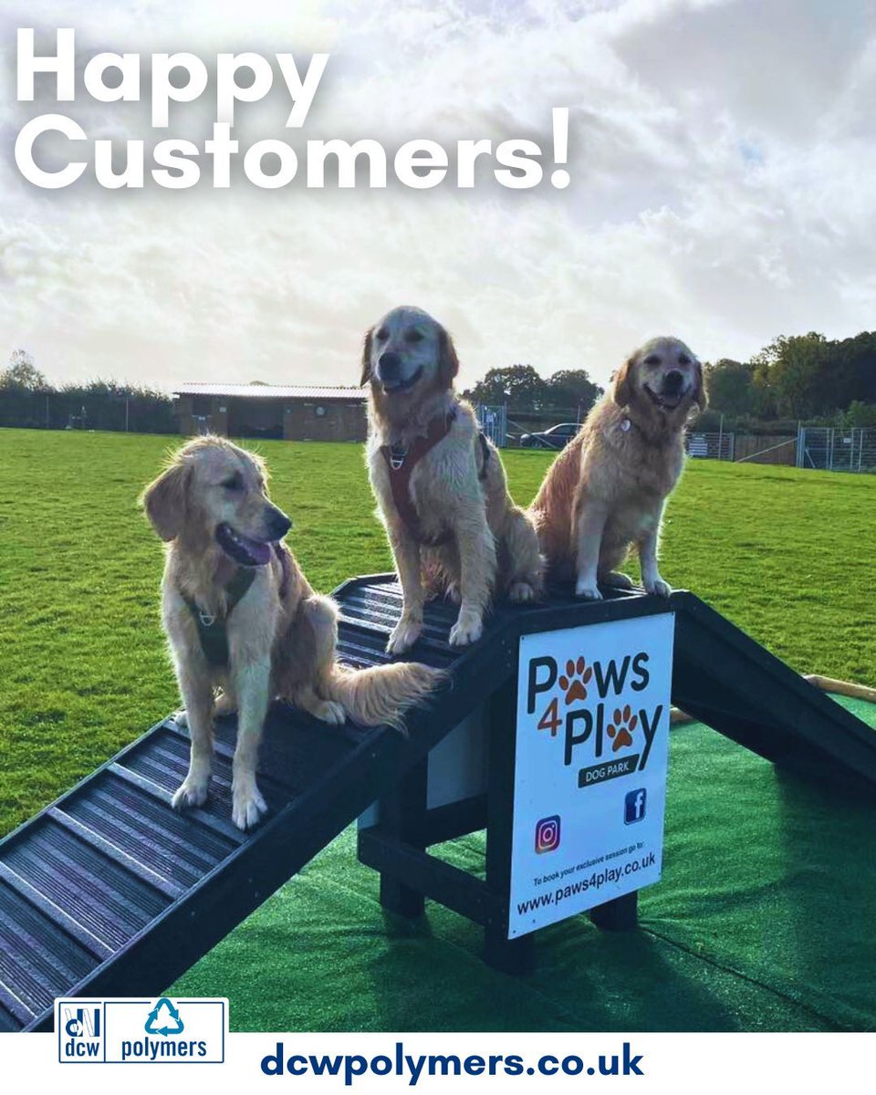 Our dog agility range brings a smile to hundreds of our four-legged friends every day! 😍

Have you been to a secure dog field before? They are fantastic facilities to let your dog run around off-lead, have fun &amp; test their skills too!

#Dogpark #dogagility #dogs