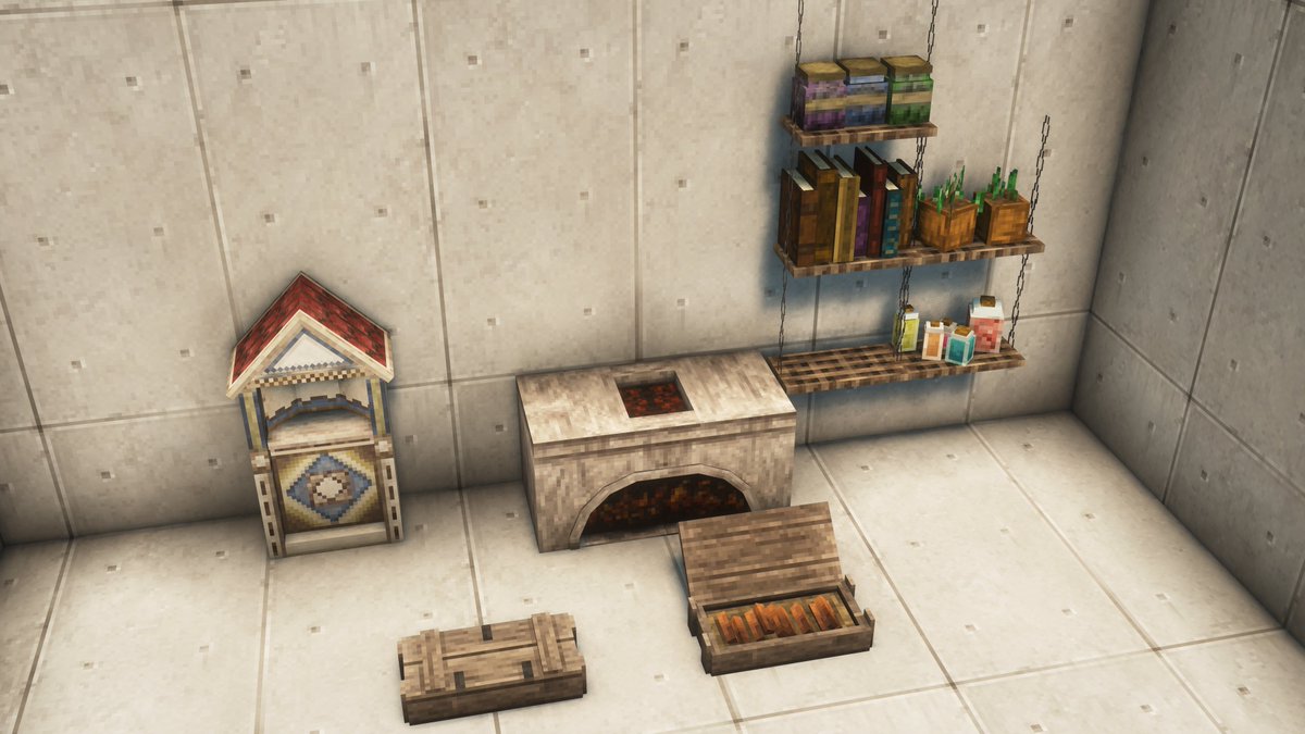 LegendaryPorp's tweet photo. Biggest Update for #BelieveMod ever!! 40+ new blocks, 60+ blockstates!
Also has a functioning palette wheel for selection of different models!!
#Minecraft #mods #Blockbench #medieval
You can download the mod here:
https://t.co/97M3aX8g6H https://t.co/GZ8OPZpWNy