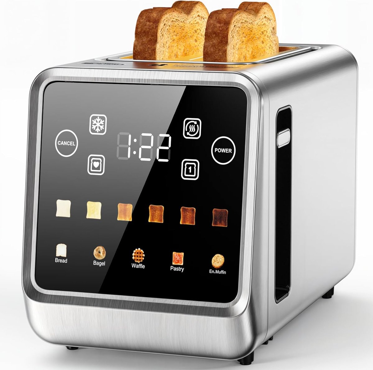 LimitdTimeDeal's tweet image. PSIIDAN Touch Screen Toaster: Smart 2-slice toaster with touchscreen, 5 bread types, 6 shade settings, and memory function. Perfect toast every time! 🍞✨

Limited Time Deal: 📉-70% 💳 $59.99

Buy here: 🔗 amzn.to/3QclY29

#KitchenGadgets #SmartToaster