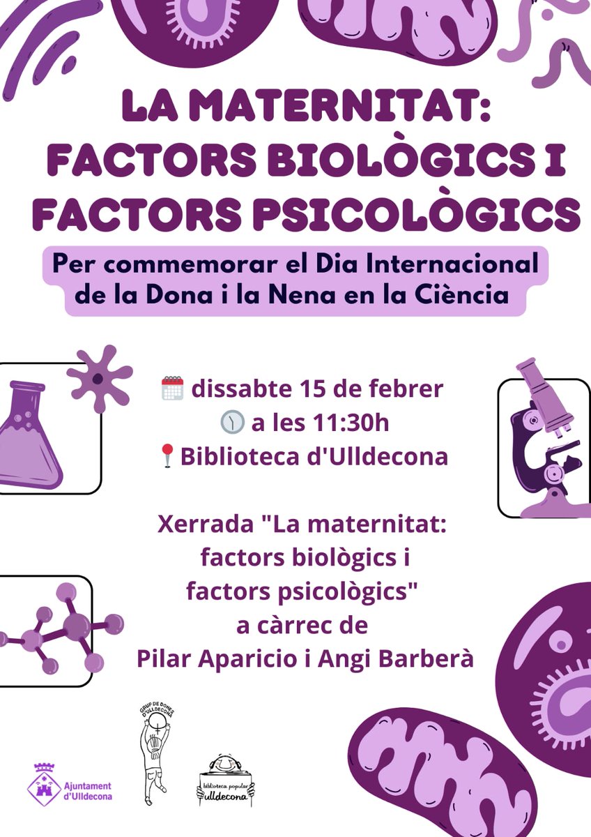 Dissabte 15 de febrer a les 11:30 h xerrada a càrrec de Pilar Aparicio i Angi Barberà <a href="/AjuntUlldecona/">Ajuntament d'Ulldecona</a> <a href="/pijulldecona/">Joventut Ulldecona</a>  #bibulldecona #quèfemabibulldecona