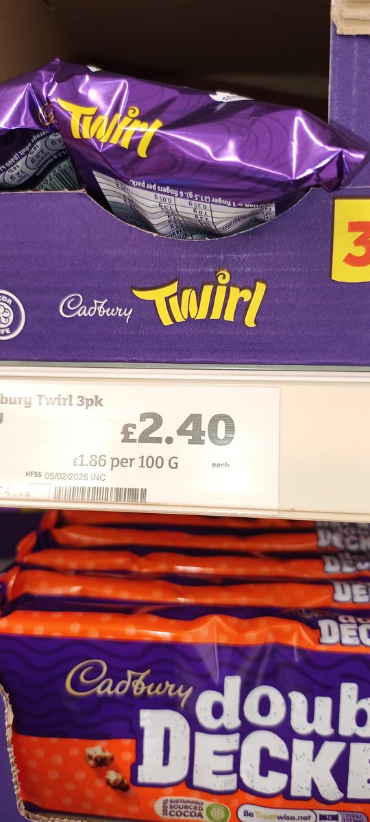 LucyESampson's tweet photo. @sainsburys this is shocking! Not even a 4 pack and you've ramped the price up too 😮 https://t.co/FMH03hiZ0Y