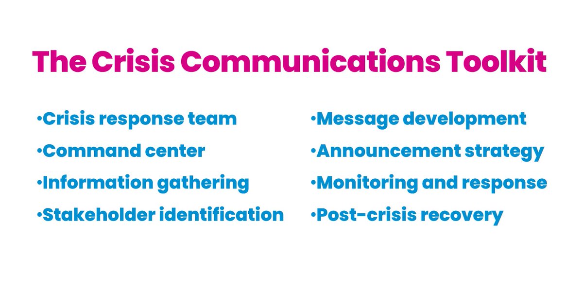 The news has been serving up daily reminders of why it makes sense to anticipate and prepare for crisis communications. In our latest Lowe Group post, <a href="/JodyLowePR/">Jody Lowe</a> elaborates on what's in a crisis toolkit. bit.ly/3CEumEz