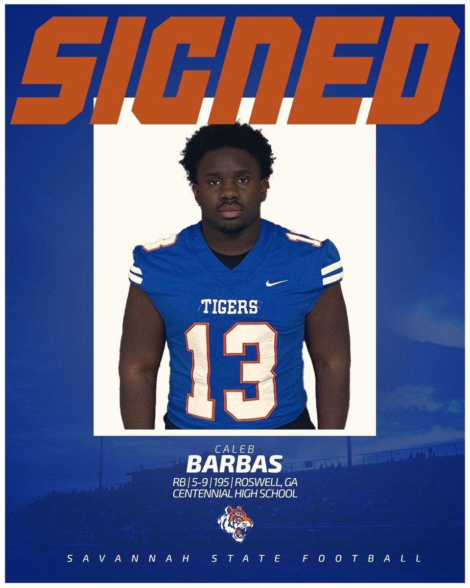 Welcome To The Marsh, Caleb Barbas! #NationalSigningDay! #HAILSSU! #CLAWDOWN! 🐅🔵🟠🏈