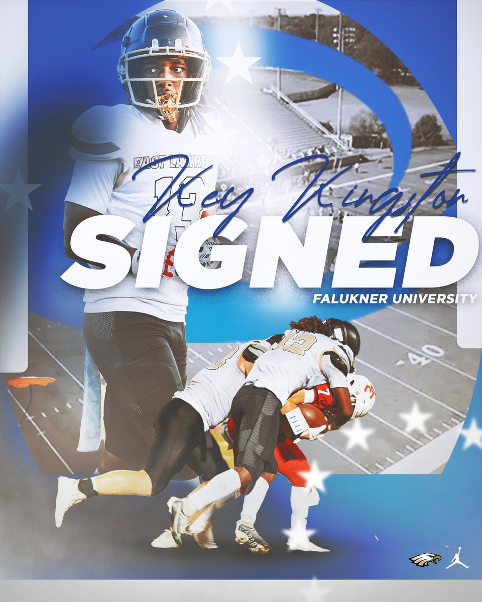 Congratulations to our very own, Key Kingston for Signing with <a href="/FaulknerFTBL/">FaulknerFootball</a> ‼️

#eastlawrenceathletics | #LockedN | #EaglePride
