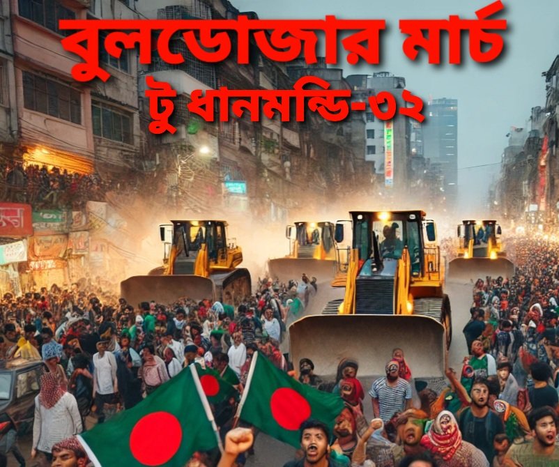 ttorongo's tweet image. ৩২ এ বুলডোজার চাই..... সর্বপ্রথম এই আওয়াজ তুলছিলাম সেপ্টেম্বরে। তারপর ভুত থেকে ভুতে - সেই আওয়াজ আজ ৩২ এ আঘাত হানলো..