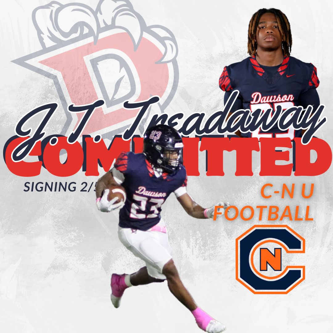 Congratulations, JT Treadaway, on your commitment to
<a href="/cnfootball/">Carson-Newman Football</a> 
<a href="/DawsonEagleFB/">Dawson Football</a>
#family #isi
