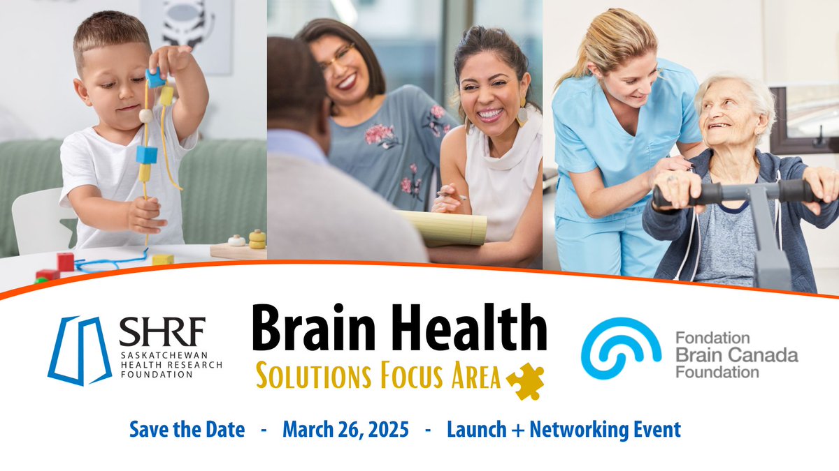 SHRF and <a href="/BrainCanada/">Brain Canada</a> are excited to announce a two-year commitment to fund Sask research!

Brain Health will be the focus area for the 2025-26 Solutions Program. Save the date for a Launch + Networking Event on March 26.

Read the full announcement at ow.ly/XsSJ50UUaMf