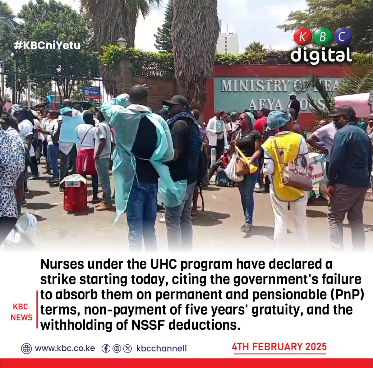 uhckenya254's tweet photo. UHC nurses strike ON!
#uhckenya https://t.co/XLEVeEPxgZ