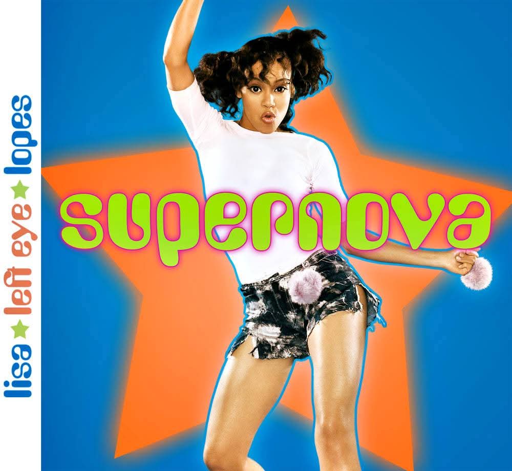 当時物　希少　TLC Left Eye Supernova 告知B2ポスター Review: Lisa 