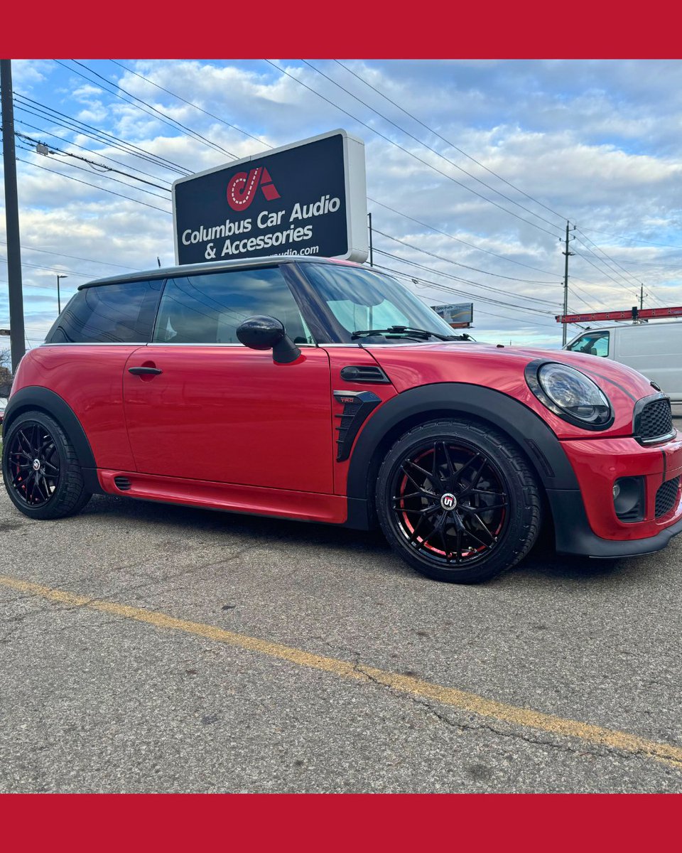 CbusCarAudio's tweet image. New wheels to match the paint job on this Mini Cooper!

Love this look, but we're partial to the black and red color scheme!

#CCA #ColumbusCarAudio #Wheels #Rims #WheelWednesday