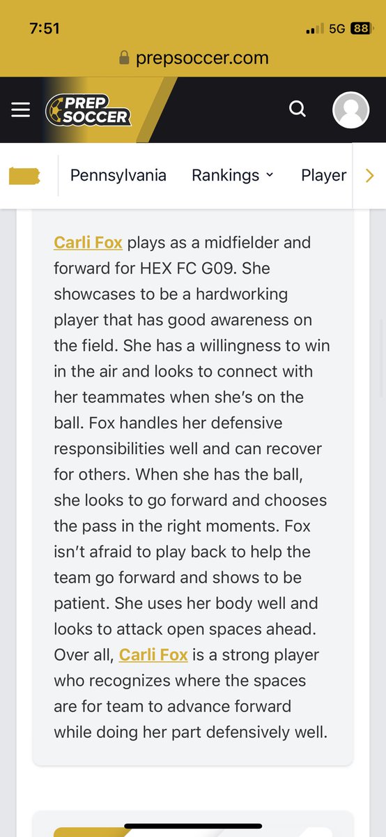 Bishop Eustace Girls Soccer (@bepgirlssoccer) on Twitter photo Carli with an awesome writeup from <a href="/PrepSoccer/">Prep Soccer ⚽️</a> – thanks for featuring one of our many talented Eustace Girls Soccer players!
<a href="/BEPCRUSADERS/">Eustace Prep Athletics</a> Carli with an awesome writeup from <a href="/PrepSoccer/">Prep Soccer ⚽️</a> – thanks for featuring one of our many talented Eustace Girls Soccer players!
<a href="/BEPCRUSADERS/">Eustace Prep Athletics</a>