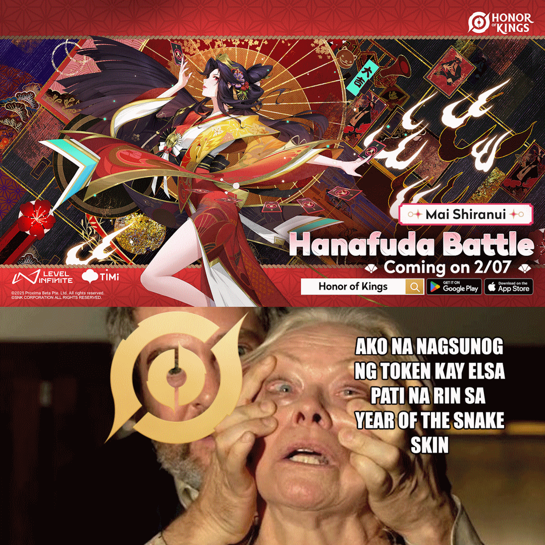 VeenzGG's tweet photo. Kaway sa mga hindi pa nakaka-move on sa Frozen Themed at Year of the Snake skin.
Gastos malala ulet, last year ko pa inaantay marelease tong skin na to eh!
#HonorofKings #HOK #HOKxSNK #HOKnewskin #MaiShiranui #HanafudaBattle https://t.co/COszYsZSHB