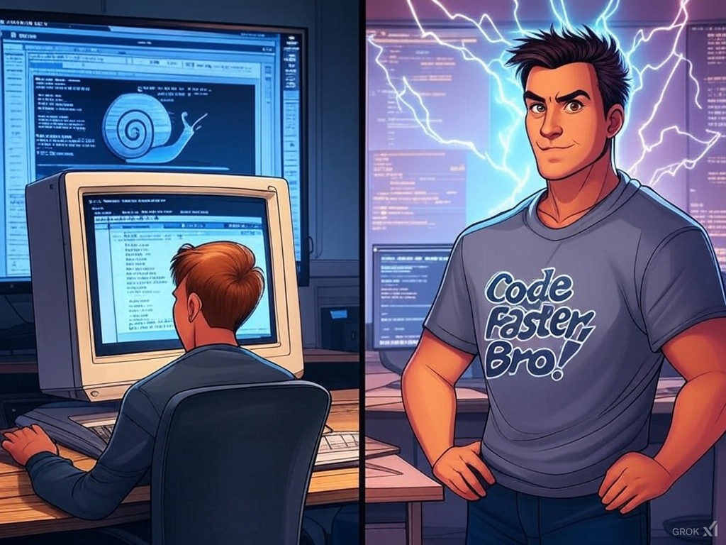 UtkarshTheDev's tweet image. Yo, Windows users—while you&apos;re waiting for your OS to crawl, real devs are smashing code on the command line. Clicking through snail-paced GUIs? That’s not coding; that&apos;s just slowing you down. Get with it and join the fast lane!

#TechRoast #CommandLineGang #DevLife #CodeFaster