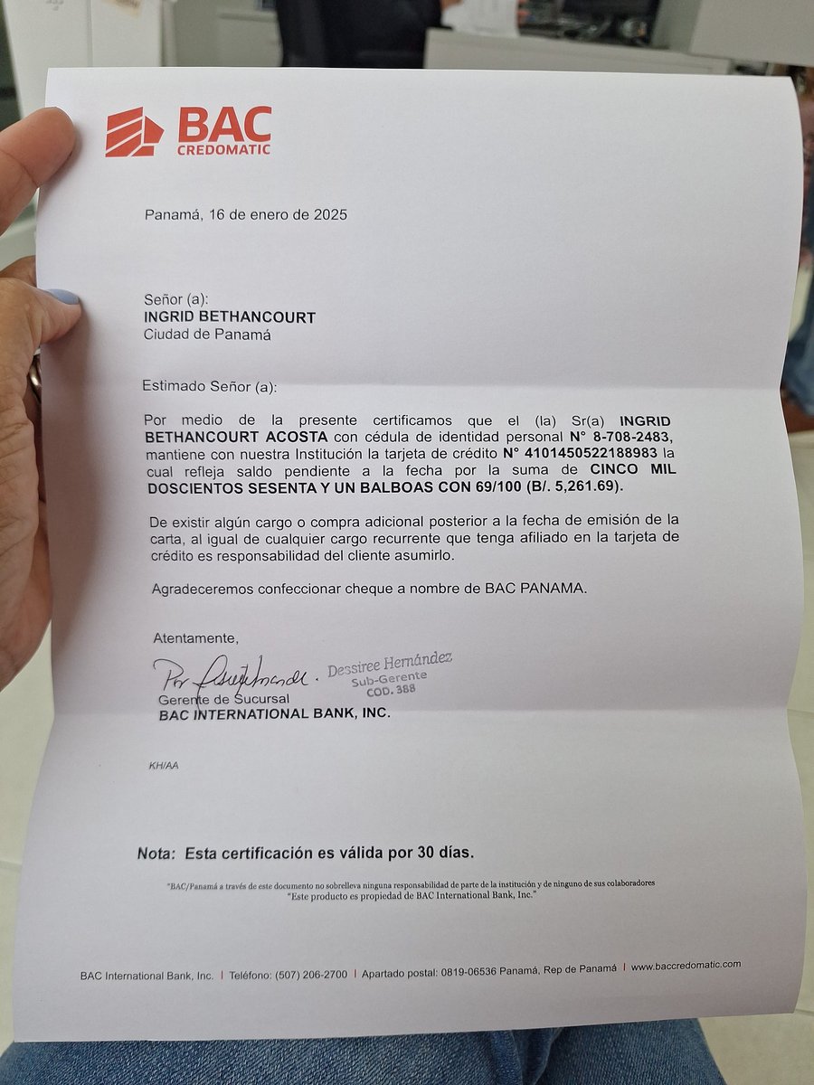Sería interesante saber las estadísticas de cuantas personas habemos en todos los bancos no solamente en <a href="/BacCredomaticPa/">BAC</a> con la yuca metida con LPTM Alivio Financiero de las tarjetas? tengo 6 AÑOS DEBIENDO 5 MIL DÓLARES pagando religiosamente todos los meses. Y 6 años sin usarla