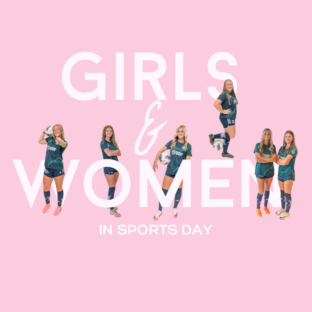 We have a pretty amazing group of females! Happy Girls and Women in Sports Day!