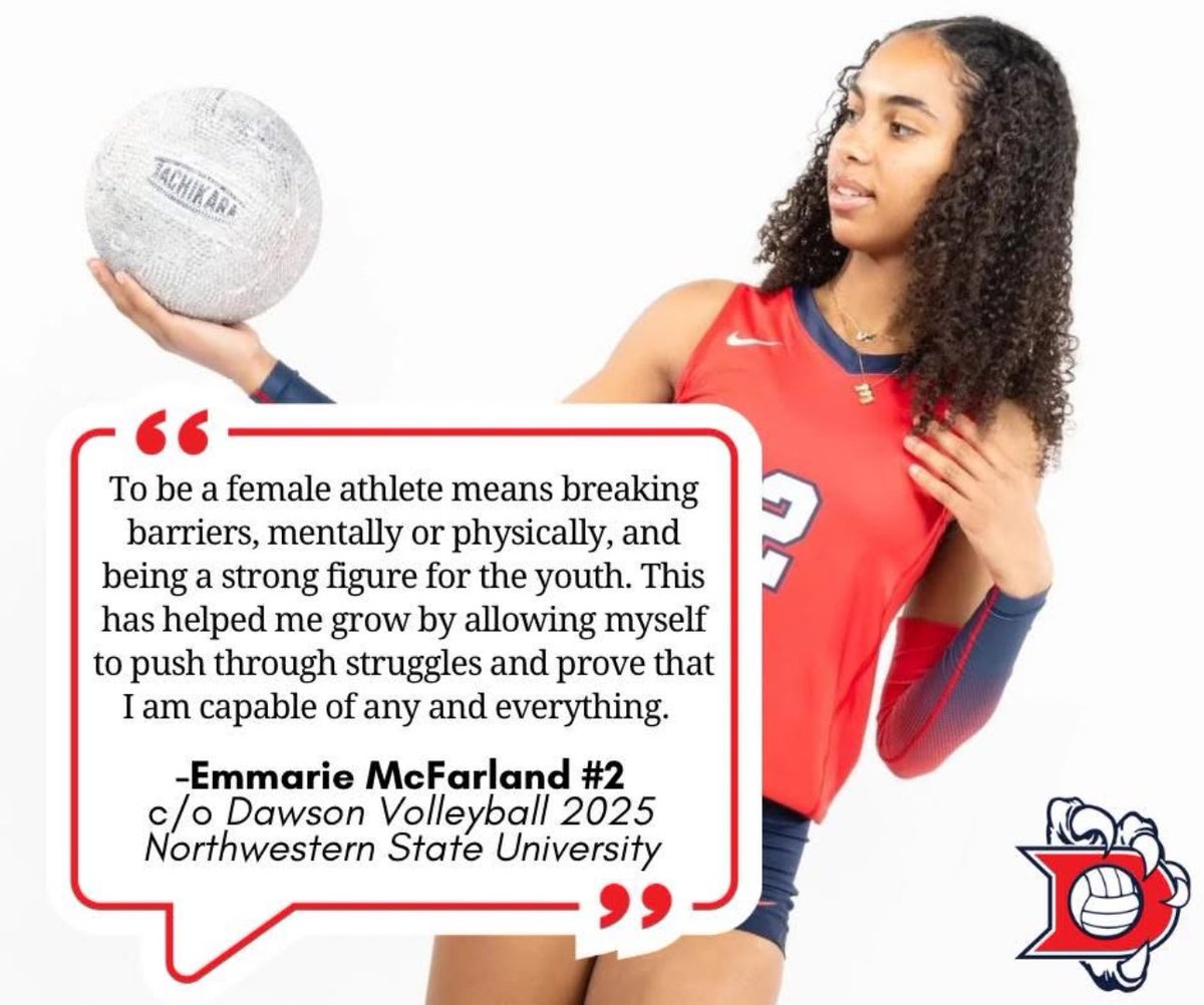Dawsonvball's tweet image. The growth in women’s sports, specifically volleyball, was huge in 2024! Let’s keep advocating and growing women’s sports in 2025! The importance of sports, hard work and competition goes well beyond the game. ♥️ 
#NGWSD2025
@DawsonHighSchl