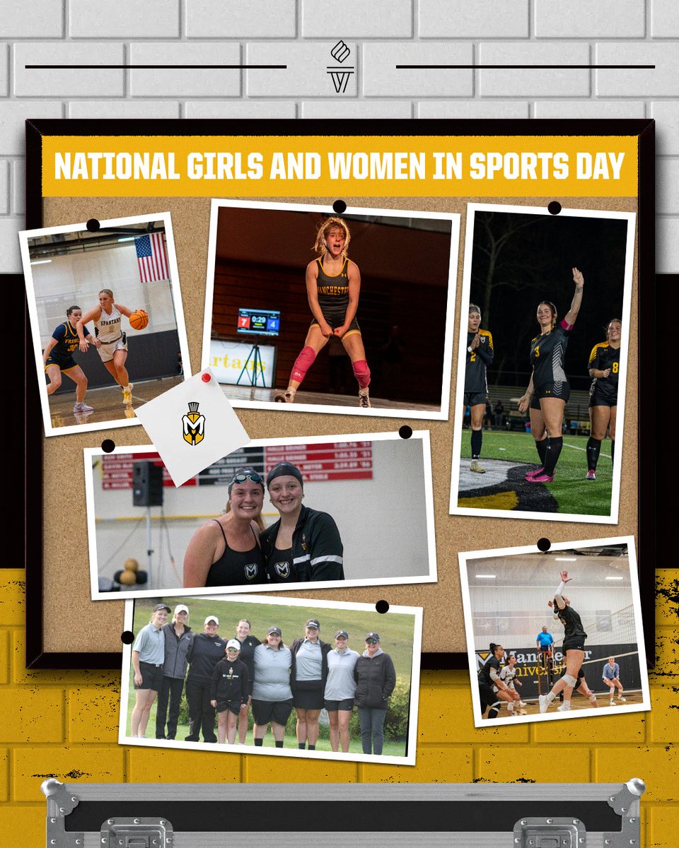 Happy National Girls &amp; Women in Sports Day!! Thank you to all of the Manchester University female student-athletes, coaches and administrators who are paving the way for future girls and women in sports!

#MUSpartans | #SpartanPride | #NGWSD2025