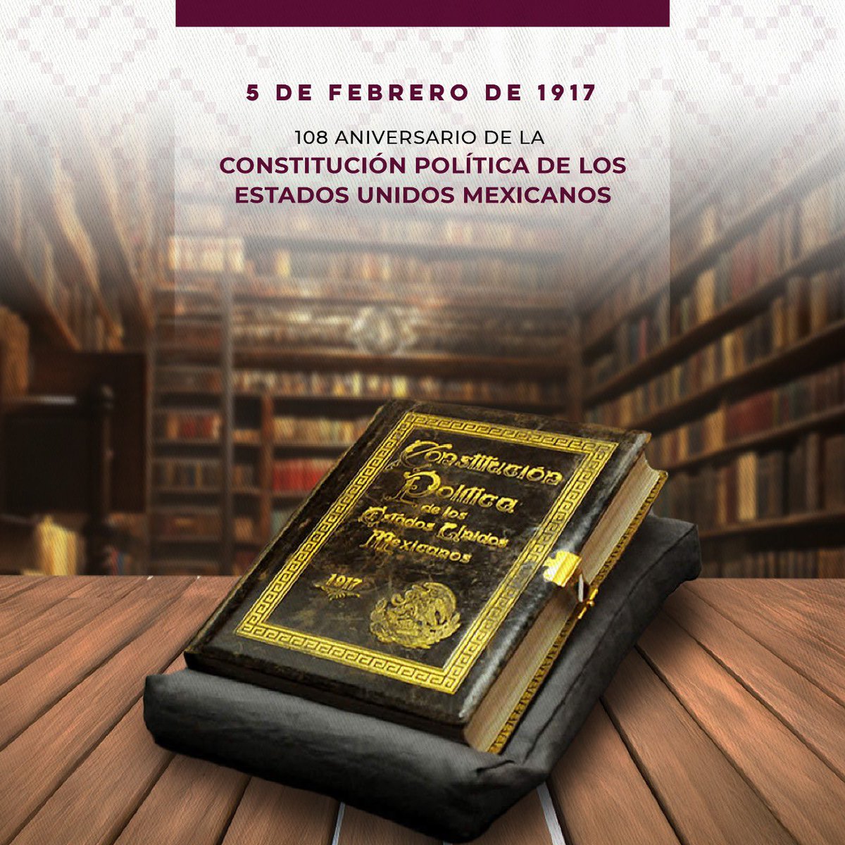La Constitución Política de los Estados Unidos Mexicanos es el pilar de nuestra democracia y el reflejo de las luchas sociales que han dado forma a nuestra nación.

Con el liderazgo de nuestra Presidenta <a href="/Claudiashein/">Claudia Sheinbaum Pardo</a>, seguimos construyendo el segundo piso de la transformación,