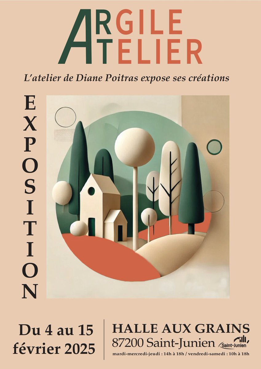 Energie87200's tweet photo. Du monde, dont vos élus Énergie citoyenne 😉, hier au vernissage de l’exposition « Argile Atelier » qui réunit les créations des élèves de l'atelier de Diane Poitras. Des œuvres à découvrir jusqu’au 15 février !

#SaintJunien #art #culture #sculpture #poterie #argile #exposition https://t.co/vrWXhDrbe2
