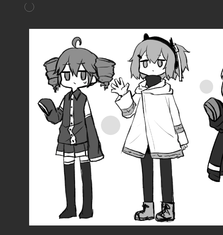 今度の本のキャラデザ(プロットも出来ていない) 