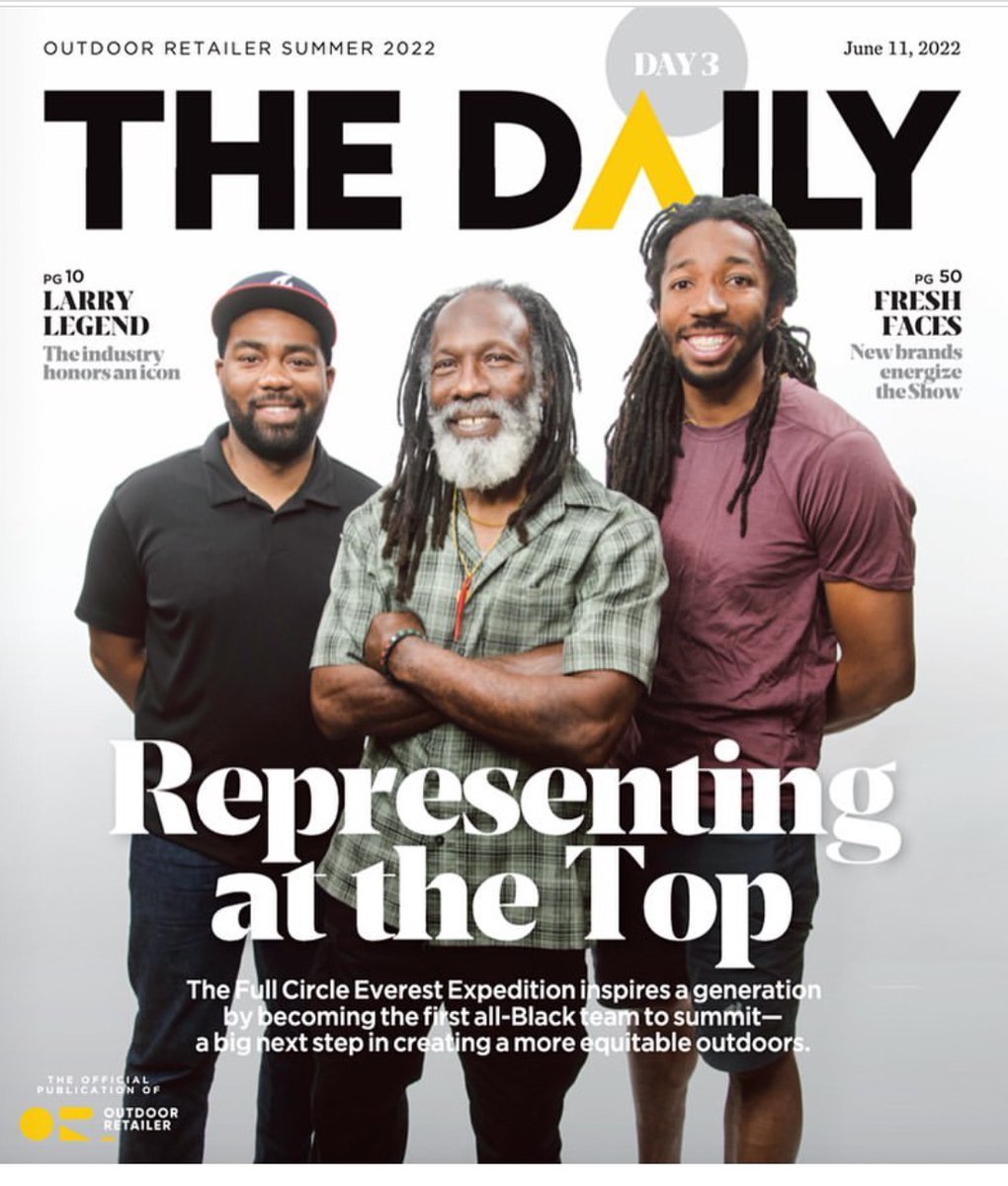 COSnowsportsMus's tweet image. TODAY, Wednesday, February 5th -- we are thrilled to welcome Philip Henderson (center) and Eddie Taylor (right) to the Vail Valley. Philip and Eddie are members of the Full Circle Expedition Team which became the first all-Black team to summit Mount Everest.