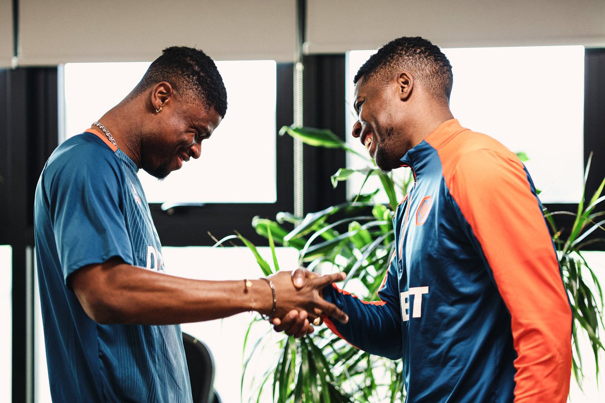 Wolves's tweet image. The boys from Reims reunited 🤝