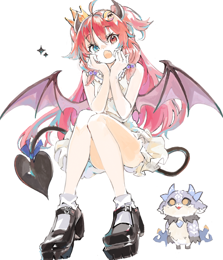 にじさんじ「スペル間違っていたので再投稿。絵チャの産物、にじさんじの夢月ロア。こむしゅめ…で」|konabetateのイラスト