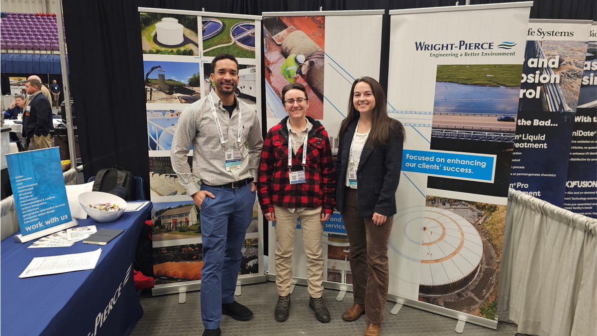 Wright_Pierce's tweet image. Attending the 99th Annual MWUA Tradeshow &amp;amp; Conference? Stop by Wright-Pierce’s booth to say hello or sit in on one of our technical presentations to learn more about the work we do! #MWUA