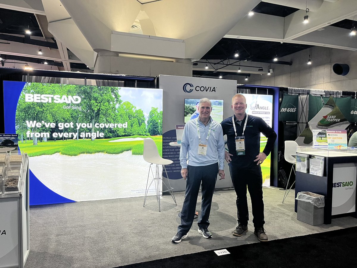 best_sand's tweet image. Stop by booth 2220 at @GCSAAConference and let’s talk sand. 

Every angle covered. #proangle