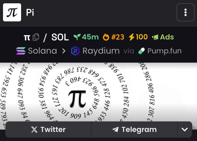 Pi_on_sol's tweet photo. #23 on top Dex 🚀 https://t.co/vd8vNhFe16