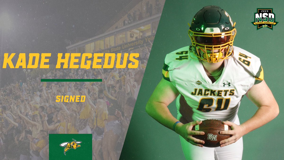 Welcome to The Hills, Kade Hegedus! 🌲🐝

🏠 | Long Beach, California
🎓 | Millikan Senior High School 
🏈 | Offensive Line
📏 | 6'5"
⚖️ | 305
📱 | <a href="/HegedusKade/">Kade Hegedus</a>  

#NSD25 #PlayInTheHills25 #WEoverME