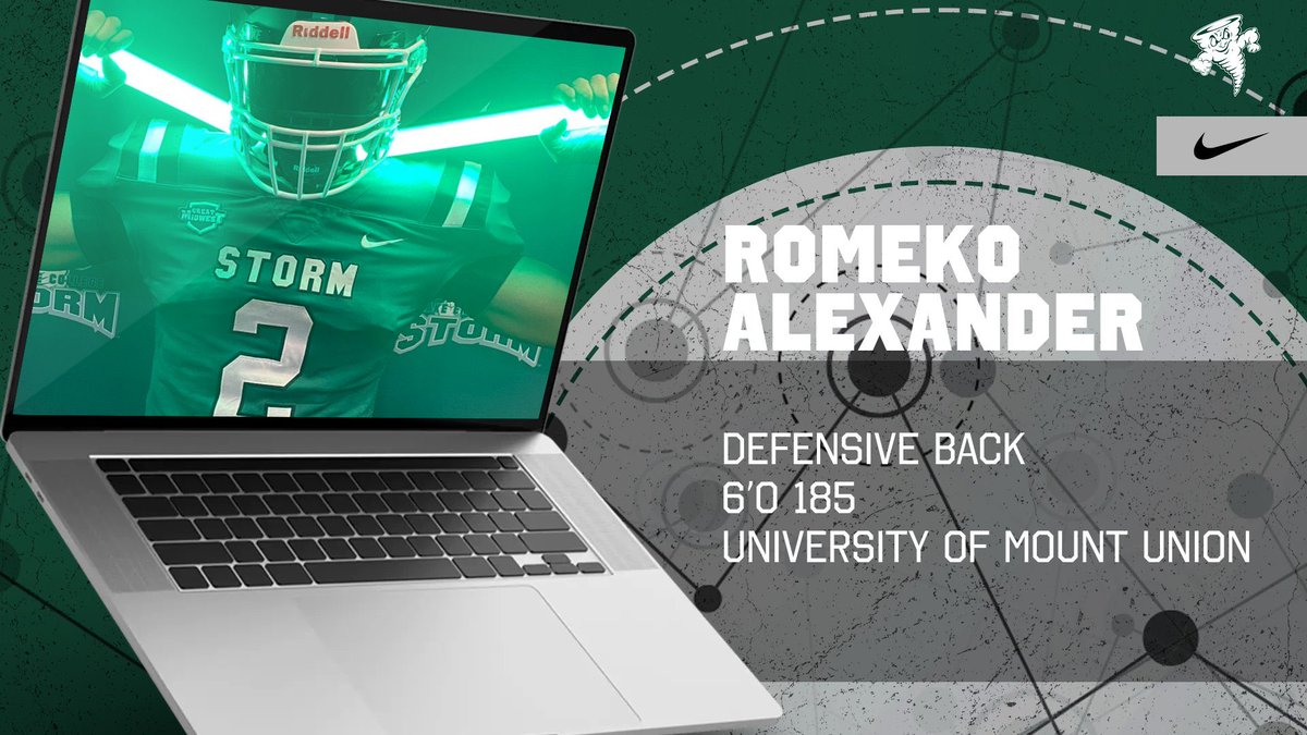 Lake Erie Storm Football (@lakeeriefb) on Twitter photo Welcome to The Family Romeko!
βπΌ| Romeko Alexander
π±| <a href="/Romeko5/">Romeko Alexander</a>
π| University Of Mount Union
π¨| DB
π| 6β0 185
π¬| hudl.com/video/3/101302β¦
#PTC | #NSD25 | #RageOn Welcome to The Family Romeko!
βπΌ| Romeko Alexander
π±| <a href="/Romeko5/">Romeko Alexander</a>
π| University Of Mount Union
π¨| DB
π| 6β0 185
π¬| hudl.com/video/3/101302β¦
#PTC | #NSD25 | #RageOn