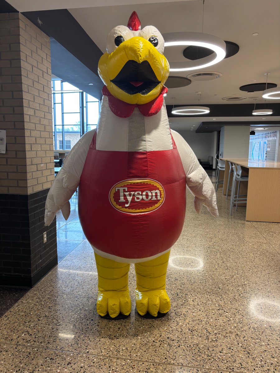 Harbor Lights had fun with Buddy the Tyson chicken today!