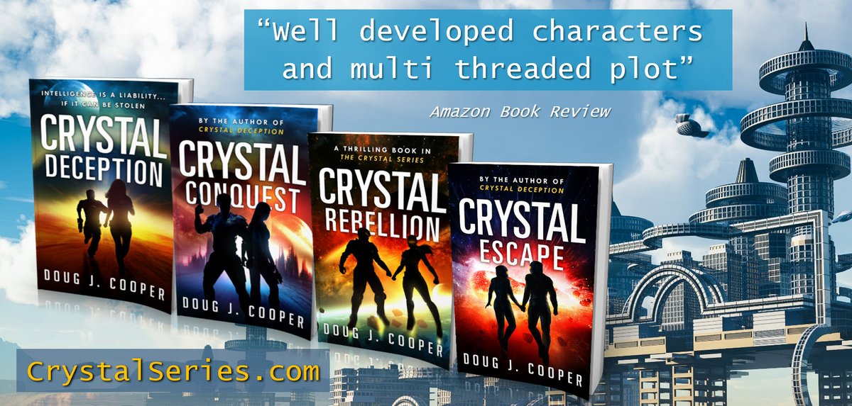Sid stood and smiled as a beer buzz swirled in his head.
The Crystal Series – futuristic thrill rides
Start with first book CRYSTAL DECEPTION
Series info: CrystalSeries.com
Buy link: amazon.com/default/e/B00F…
#asmsg #ian1
