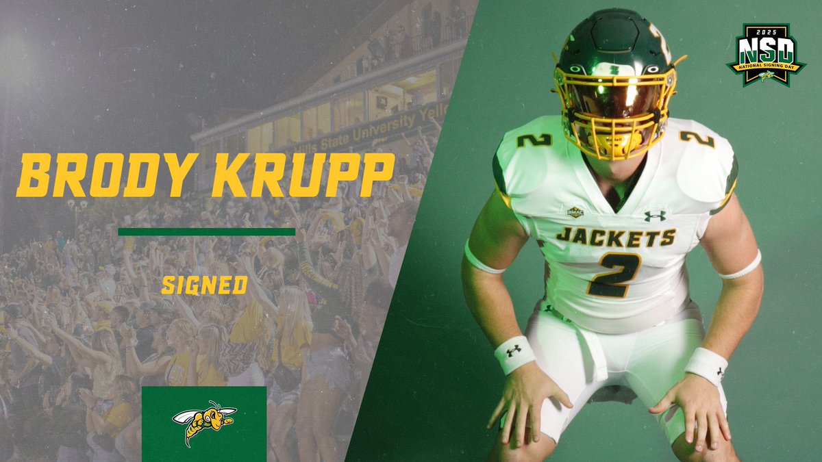 BHSU Football (@bhsufb) on Twitter photo Welcome to The Hills, Brody Krupp! 🌲🐝
🏠 | Roseville, California
🎓 | Woodcreek High School
🏈 | Linebacker
📏 | 6'1"
⚖️ | 220
📱 | <a href="/brody_krupp/">Brody Krupp C/O'25</a>
#NSD25 #PlayInTheHills25 #WEoverME Welcome to The Hills, Brody Krupp! 🌲🐝
🏠 | Roseville, California
🎓 | Woodcreek High School
🏈 | Linebacker
📏 | 6'1"
⚖️ | 220
📱 | <a href="/brody_krupp/">Brody Krupp C/O'25</a>
#NSD25 #PlayInTheHills25 #WEoverME